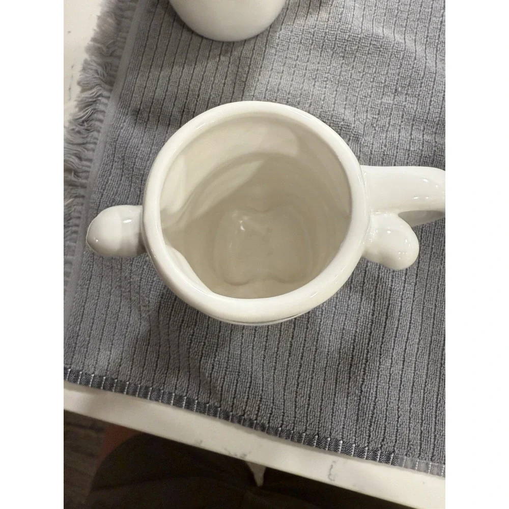 Spritz Halloween Mug Set of 2 Mummy and Ghost Ceramic Cups